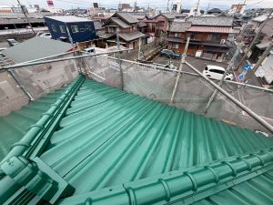 屋根塗装後